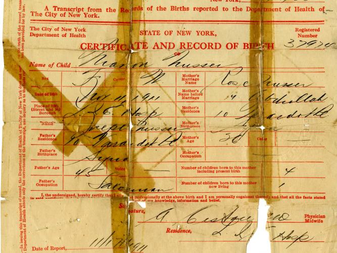 marion birth cert